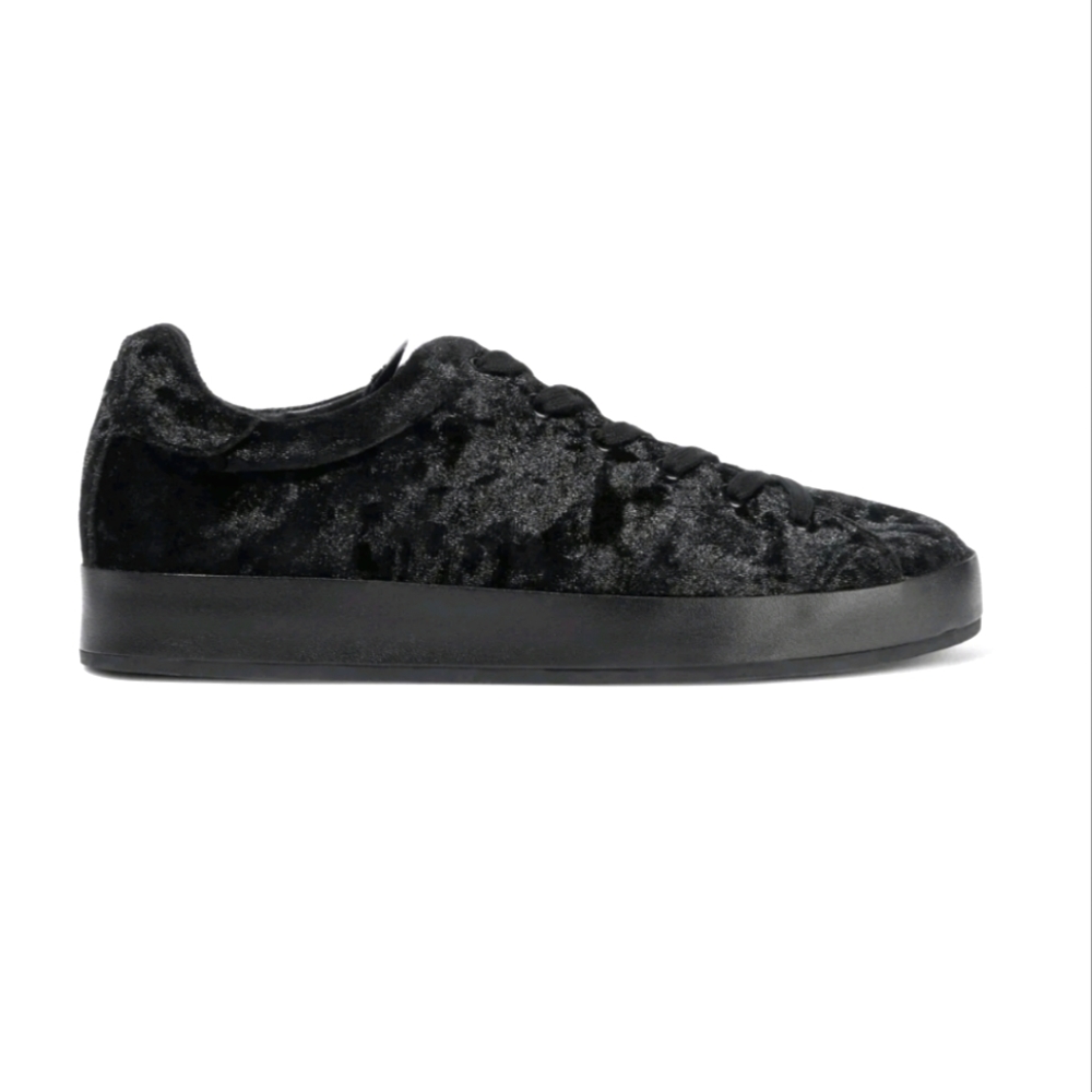 New Rag & bone low top crushed velvet in black women's size 40
